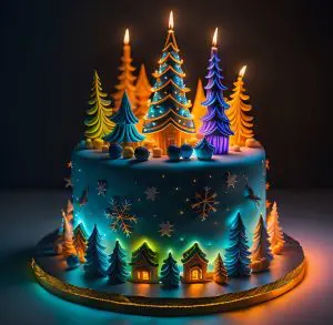 pic of a fantastic looking Christmas cake