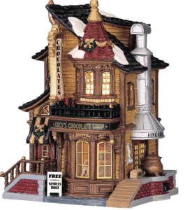 Pic of a model shop to illustrate an article about Lemax Christmas Villages